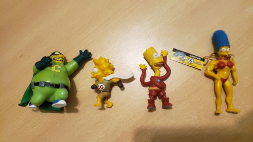 Figuras Muñecos Los Simpsons Bart Lisa Marge Hombre Comic (Usado)