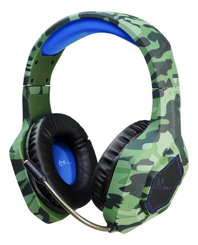 Fone De Ouvido Ketchup Kt-369 Microfone Game Vibração Azul