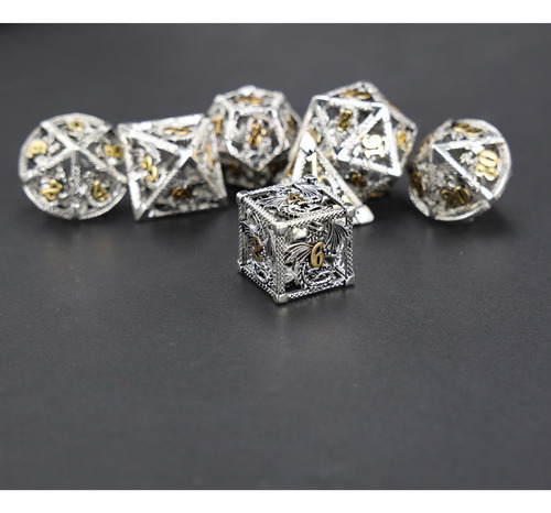 // 7x Dados Poliédricos Irregulares D4 D6 D8 D10 D12 D20