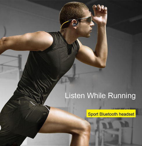 Auriculares inalámbricos Bluetooth Awei A880bl Sports Ipx4, color amarillo, color amarillo claro