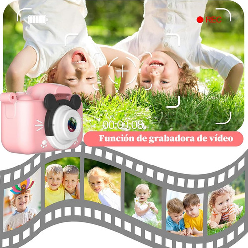 Cámara Digital Para Niños, Cámara De Juguete, Con Tarjetas D