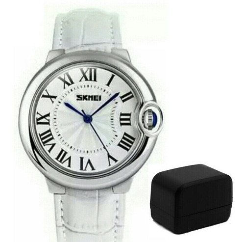 Relógio De Pulso Feminino Skmei 9088 Original Pulseira Preto