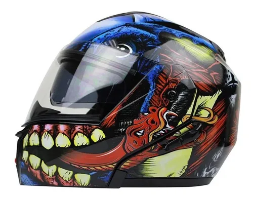 Casco roda abatible con lentes new arrivals