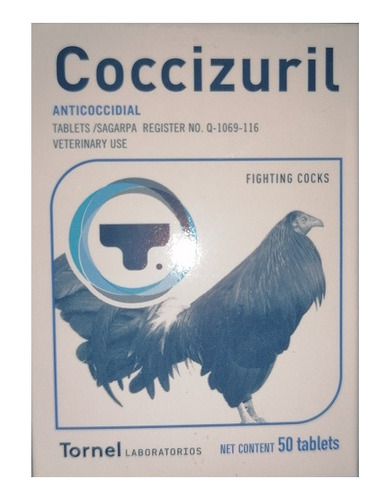 Desparasitante Coccizuril  50 Tab Tornel (coccidia) 