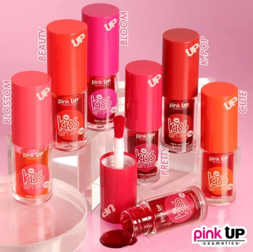 Tinta Para Labios, Kiss Lip Tint, Pink Up Cute