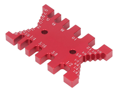 Pinza De Espiga Dovetail Jig, Escala Imperial Métrica De Alu