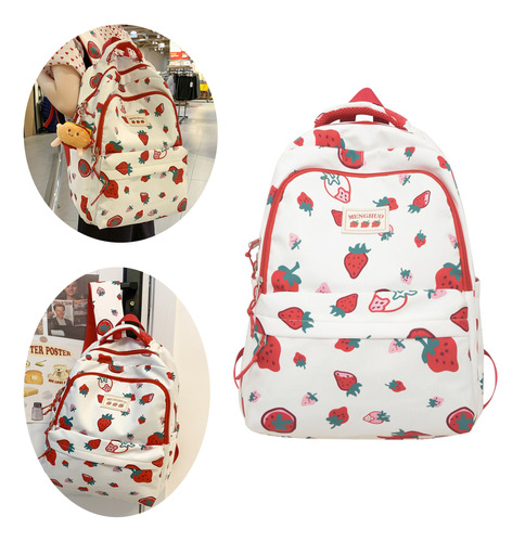 Bolso De Mano Personalizado Con Estampado De Fresas Graffiti