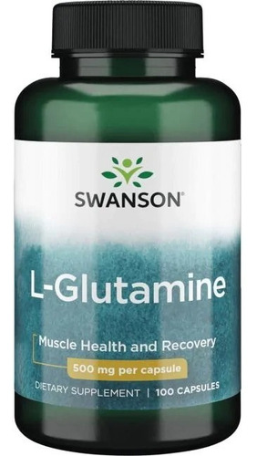 L-glutamine Aminoácido 500mg/ 100cap Swanson