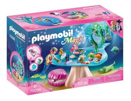 Playmobil 70096 Salón De Belleza Sirenita C Joyero 50 Piezas