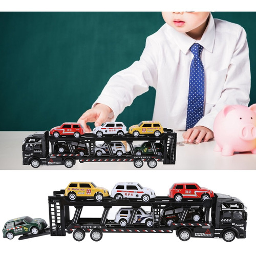 Transportín De Camiones De Transporte Para Niños, Modelo De