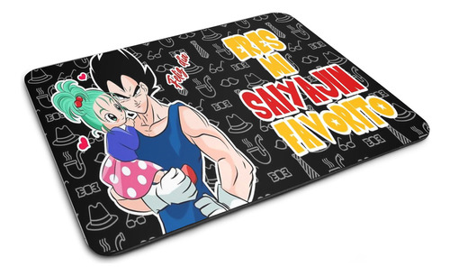 Mouse Pad Frase Eres Mi Sayajin Favorito, Papá, Vegeta