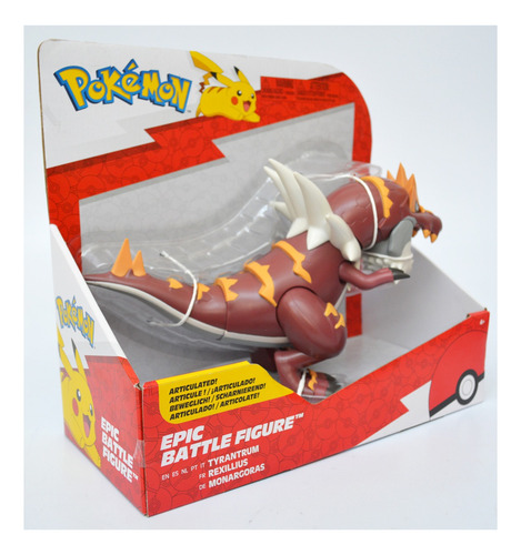 Pokemon Tyrantrum Epic Battle Figure Articulado