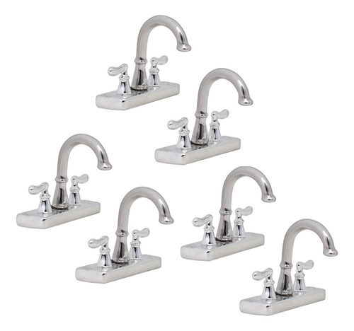 2 X 6 Uds Grifo Abridor Doble Simulado Baño Cocina Para