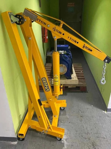 Imagen 2 de 6 de Grua Hidraulica Pluma Brazo Y Ruedas 2 Toneladas Genpar .