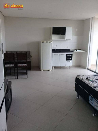 Imagem 3 de 22 de Studio Com 1 Dormitório À Venda, 38 M² Por R$ 270.000 - First - Vila Augusta - Guarulhos/sp - St0003