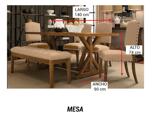 Comedor Gravity Haspe Beige Merendero Comedores Muebles