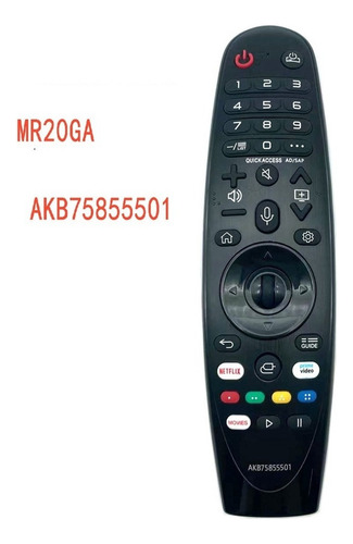 Novo Controle Remoto Mr20ga Akb75855501 Ir Para LG 2020 Ai T