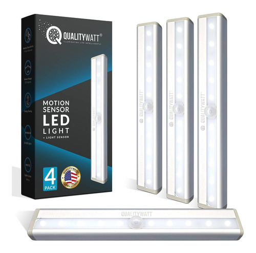 Qualitywatt Luz Led Con Sensor De Movimiento Para Interiores