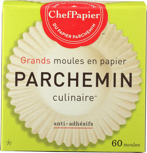 Paper Chef - Tazas Para Hornear, Pergamino (60 Unidades)
