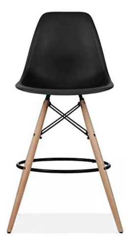 Banco De Plástico Tipo Taburete Eames Alto Rocco Banco