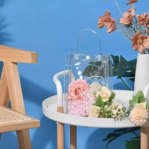 20 Bolsa Regalo Con Asa Transparentes Boda Bautizo Recuerdos