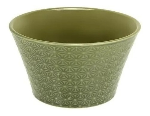 Bowls De Ceramica Hindu 12x7 Cm Color Verde Mishka