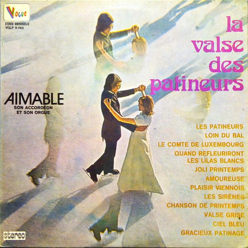 Aimable Son Accordeon Lp La Valse Des Patineurs 11025