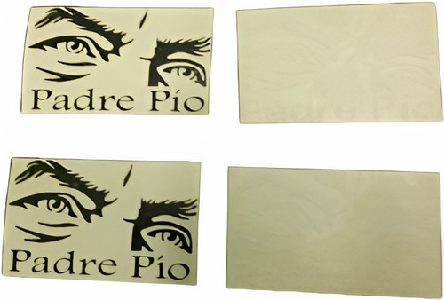 Calcos Adhesivos Padre Pío