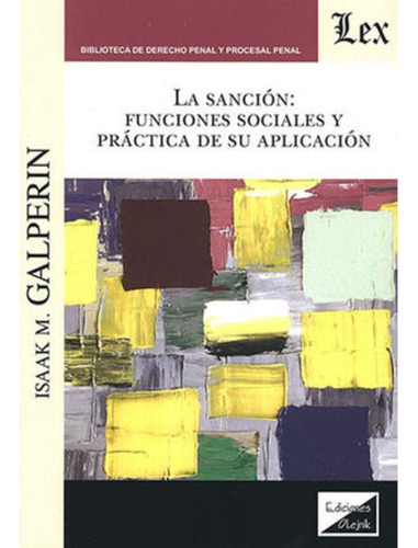 Libro.- Sanción, La