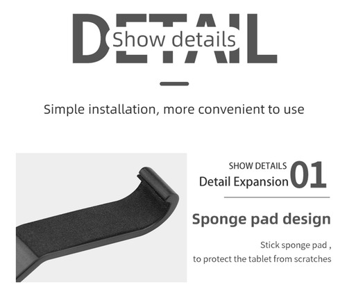 Soporte De Extensión Remoto Para Tableta Mini 2, Diseño De