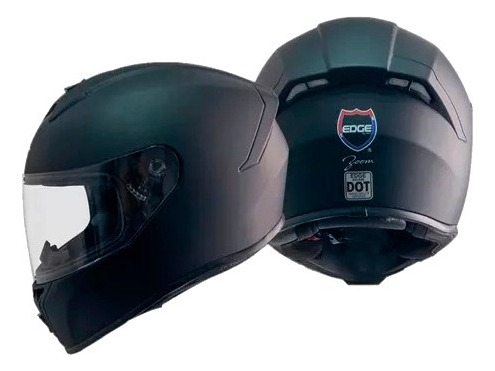 Casco Zoom Integral Para Motos Negro Mate 