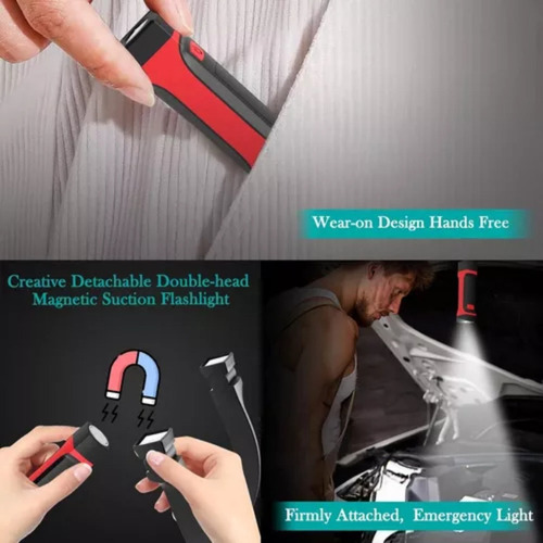 Nuevo Linterna Led Recargable Con Iluminación For El Cuello