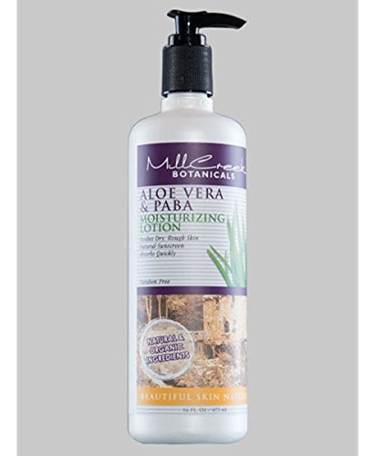 Aloe Vera  Locion Paba Por Mill Creek  16 Oz Paquete De 2