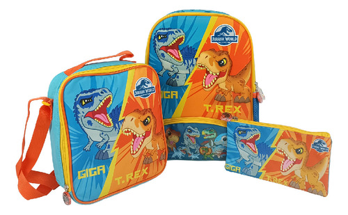 Scool Ranger Set Moch Eva 3d A4 Deluxe Jurassic Kids