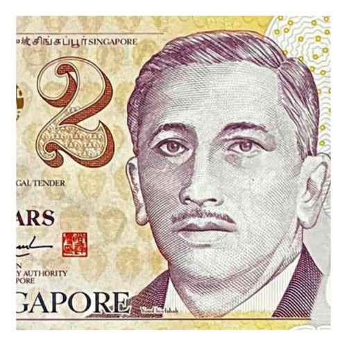 Singapur - 2 Dollars - Año 2015 - P #46 - Polímero