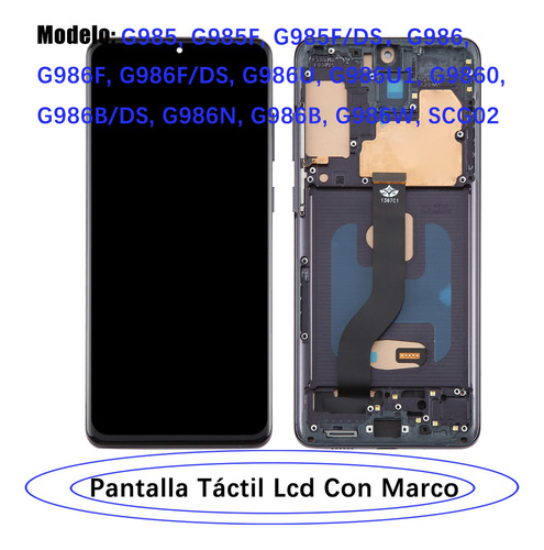 Pantalla Para Samsung S20+ Plus G985f G986b Con Marco Incell