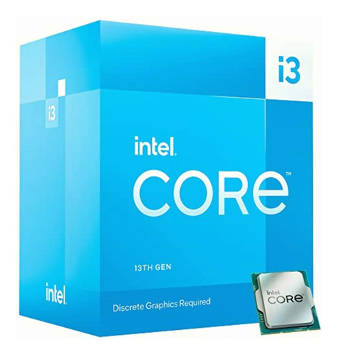 Intel Caché I3-13100f De 12 M, Hasta 4,50 Ghz En Caja