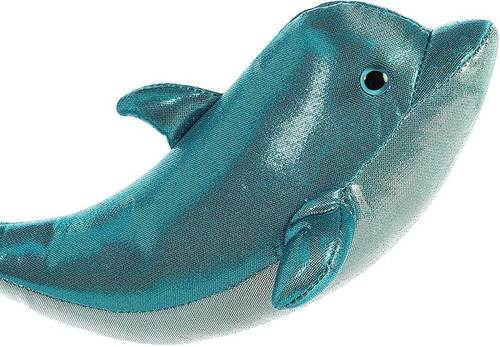 Imagen 4 de 10 de Peluche Delfin Titanio Brillante Aurora Felpa Suave Niños Ax