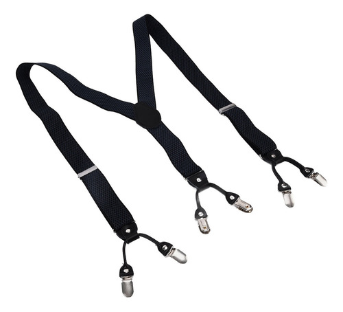 Tirantes Anchos De Clip De Metal Para Hombre Fuerte Fijabili