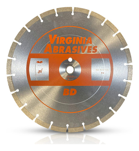 Virginia Abrasives 425-06026 - Cuchilla De Hormign De Diaman