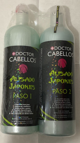 Alisado Japones Kit Litro + Shampo Docto - mL a $25
