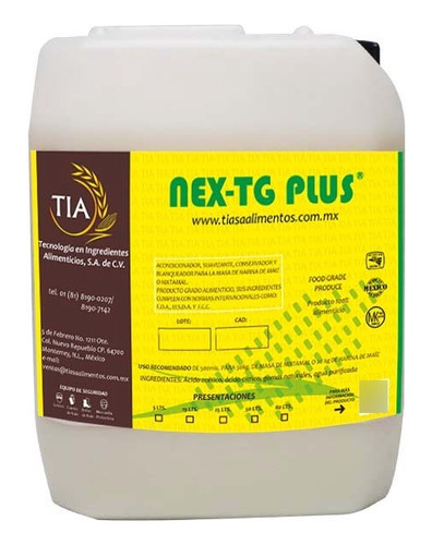 Mejorador, Conservador Nex - Tg Plus C/blanqueador 5 Litros 