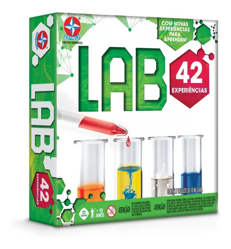 Conjunto De Atividades - Jogo Lab 42 Experiências - Estrela