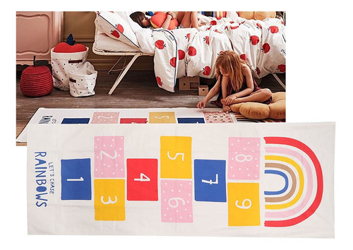 Alfombra Rectangular Suave Para Niños Jugando A Gatear