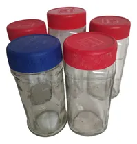 Comprar Lote 5 Frascos Vacios Y Limpios. Ideal Almacenamiento