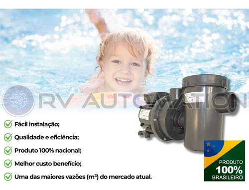Motobomba Para Piscina Igui 1/4cv Com Pré Filtro Seg Max