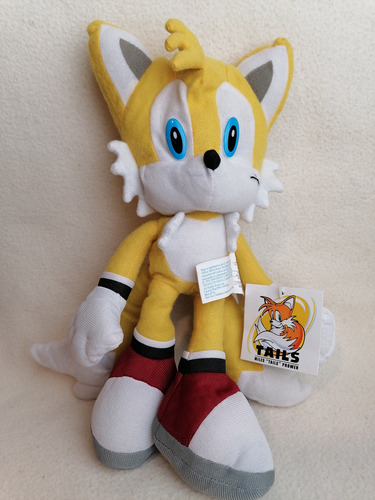 Peluche Original Tails  Colas Sonic Sega Toy Network 30cm. 