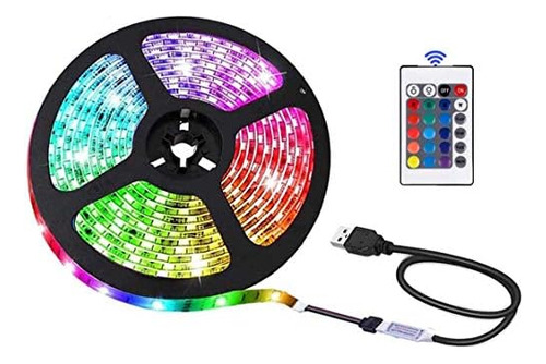 Tira De Luces Led Control Remoto Y Rgb 5050, 2 Metros, ...