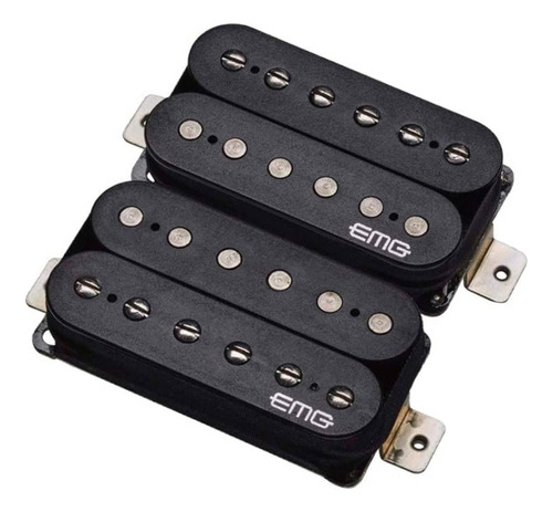 Set De Micrófonos Activos Emg Fat 55 Set Retroactive Black