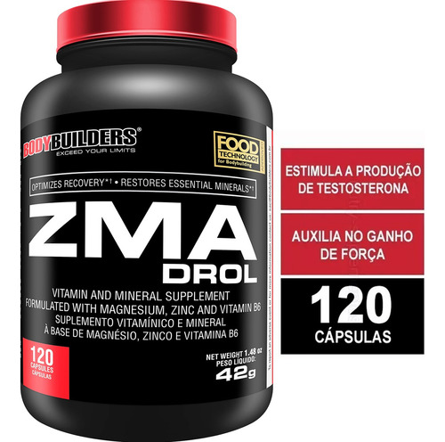 Zma 120 Cápsulas - Bodybuilders